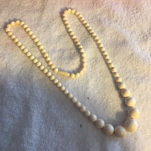 White bone necklace